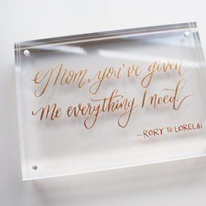 Acrylic Double Sided 4x6" Photo Frames (Set of 6)